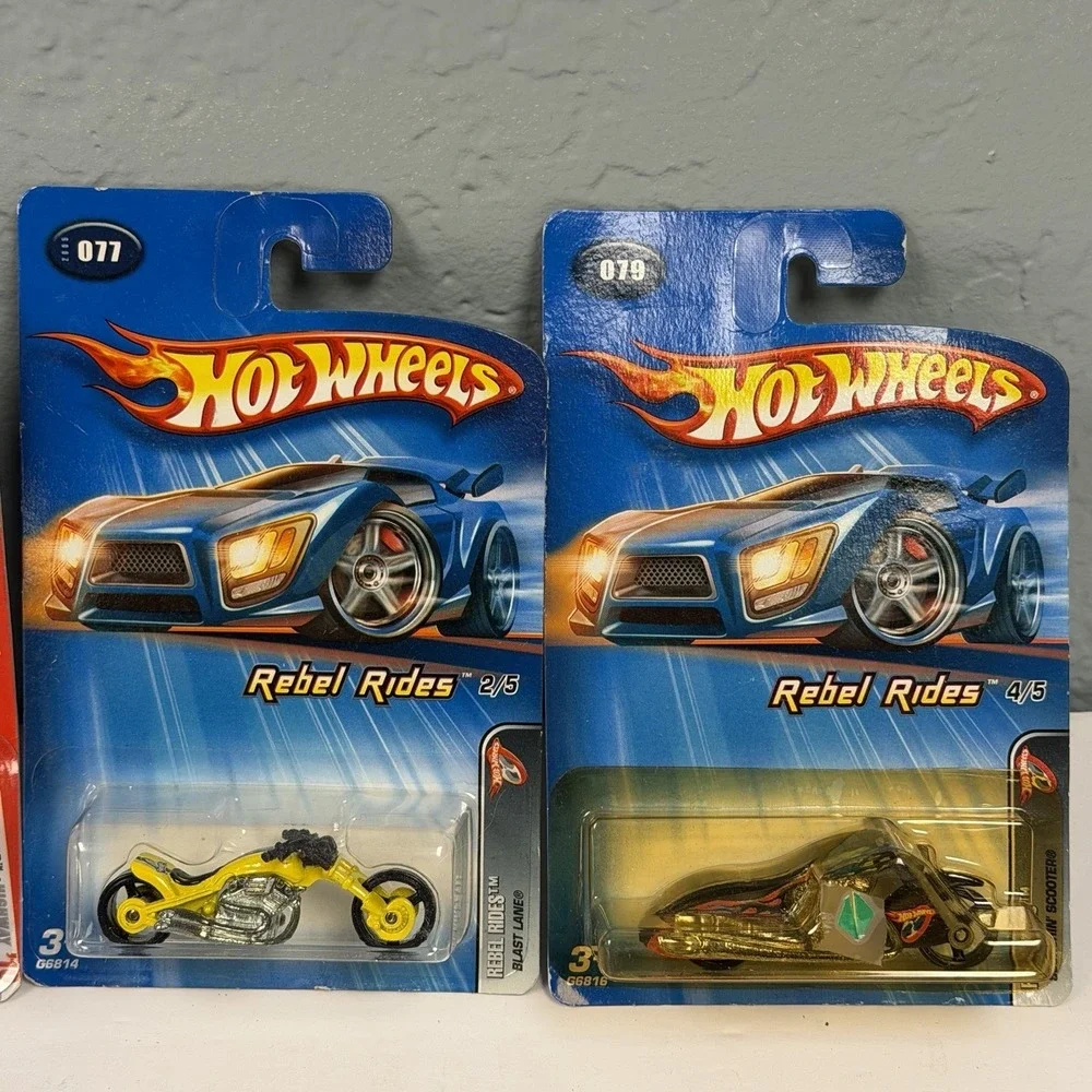 Hot Wheels Bent Cards Still‎ Sealed Lot Of 4 Various Models